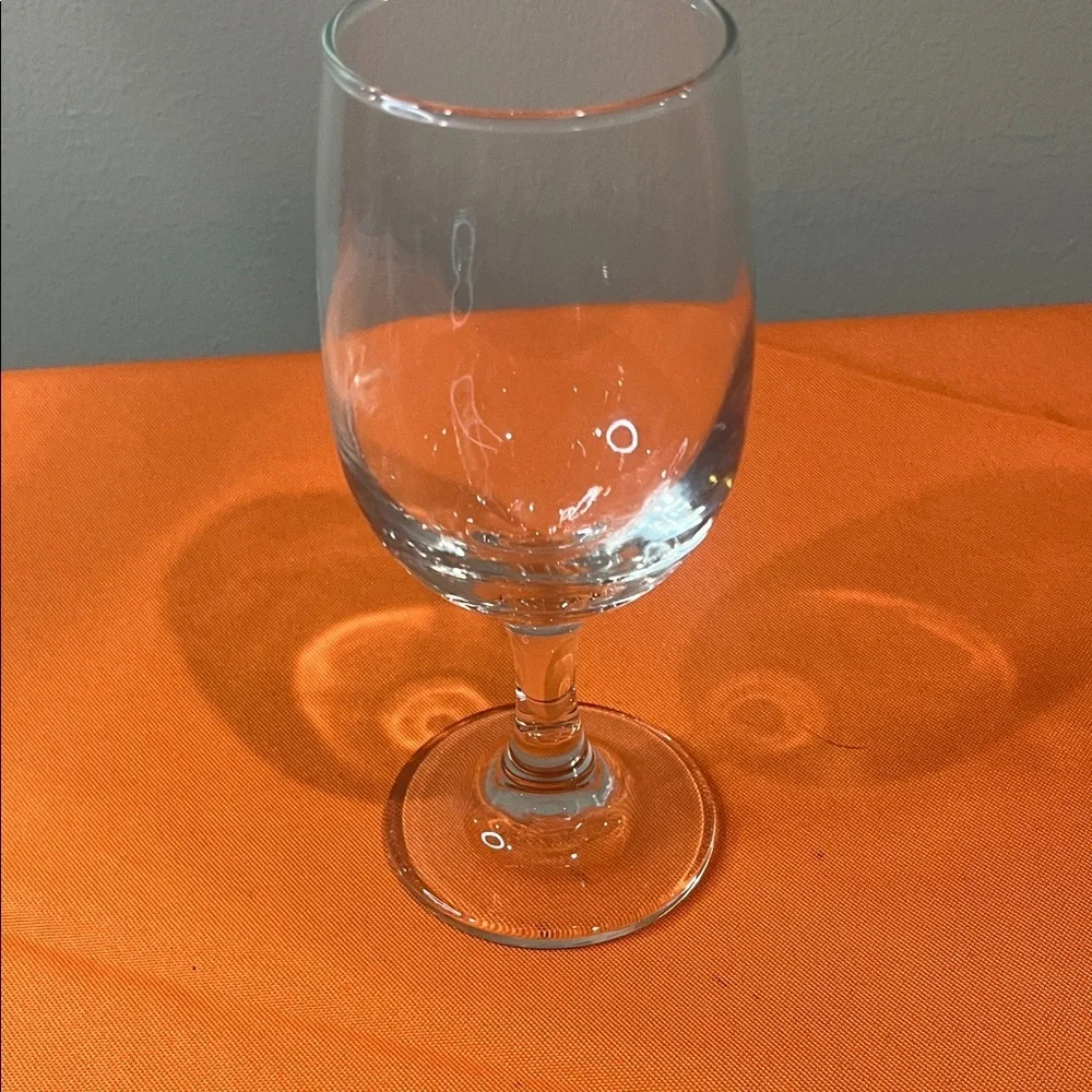 6/$25Sleek Blue Crystal Wine Glass 1 glass